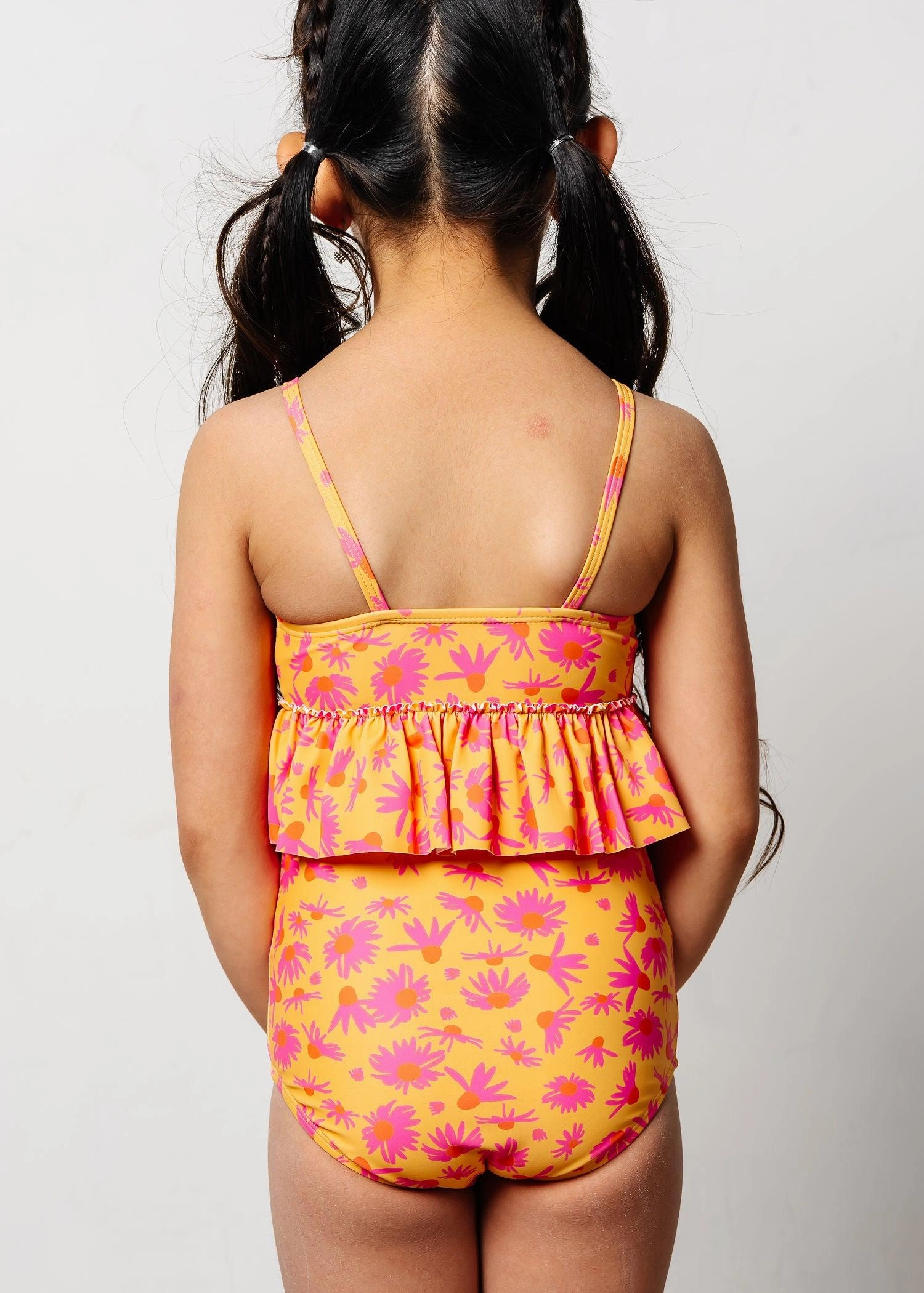 Playful Daisies | Mini Peplum Top