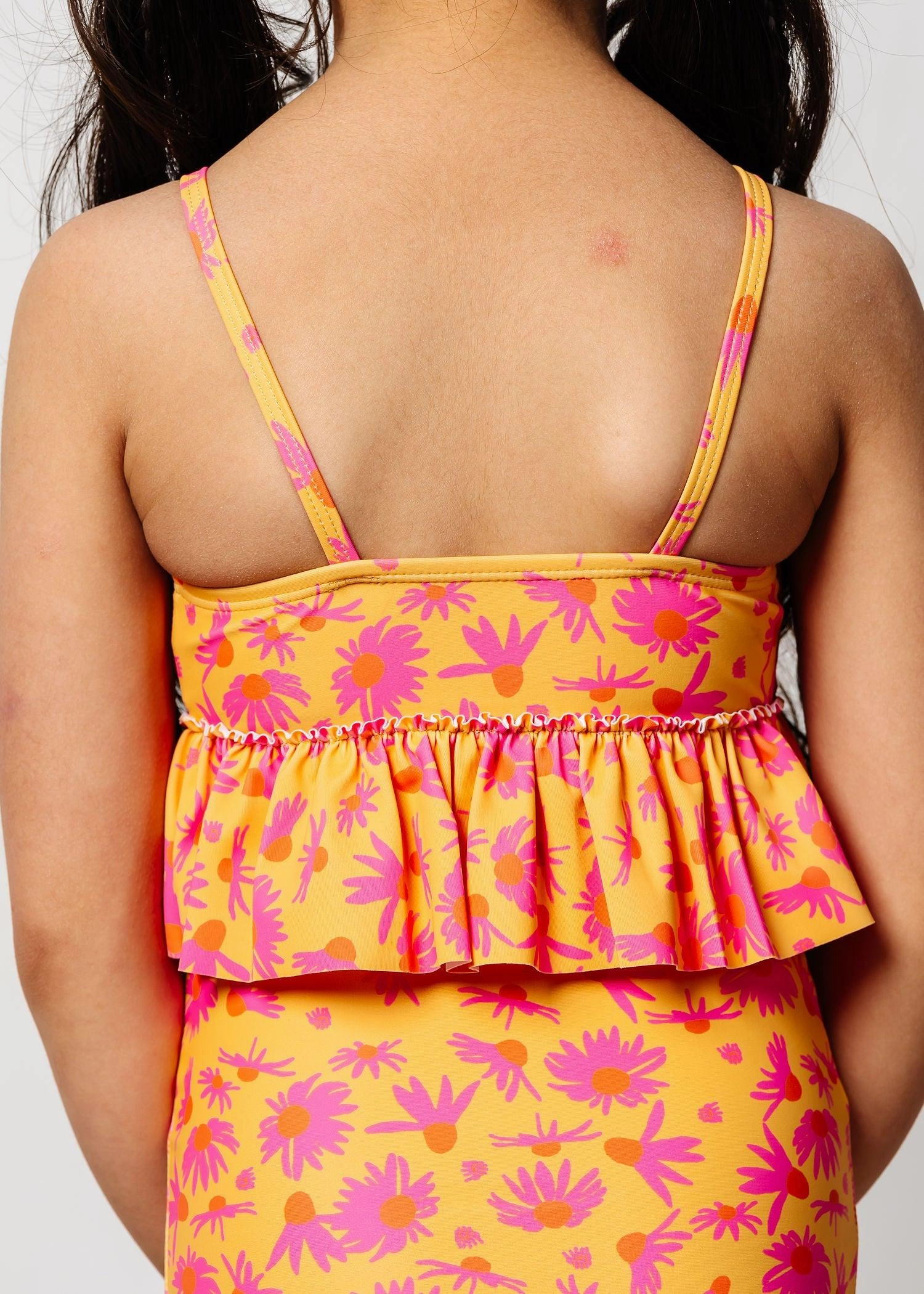 Playful Daisies | Mini Peplum Top