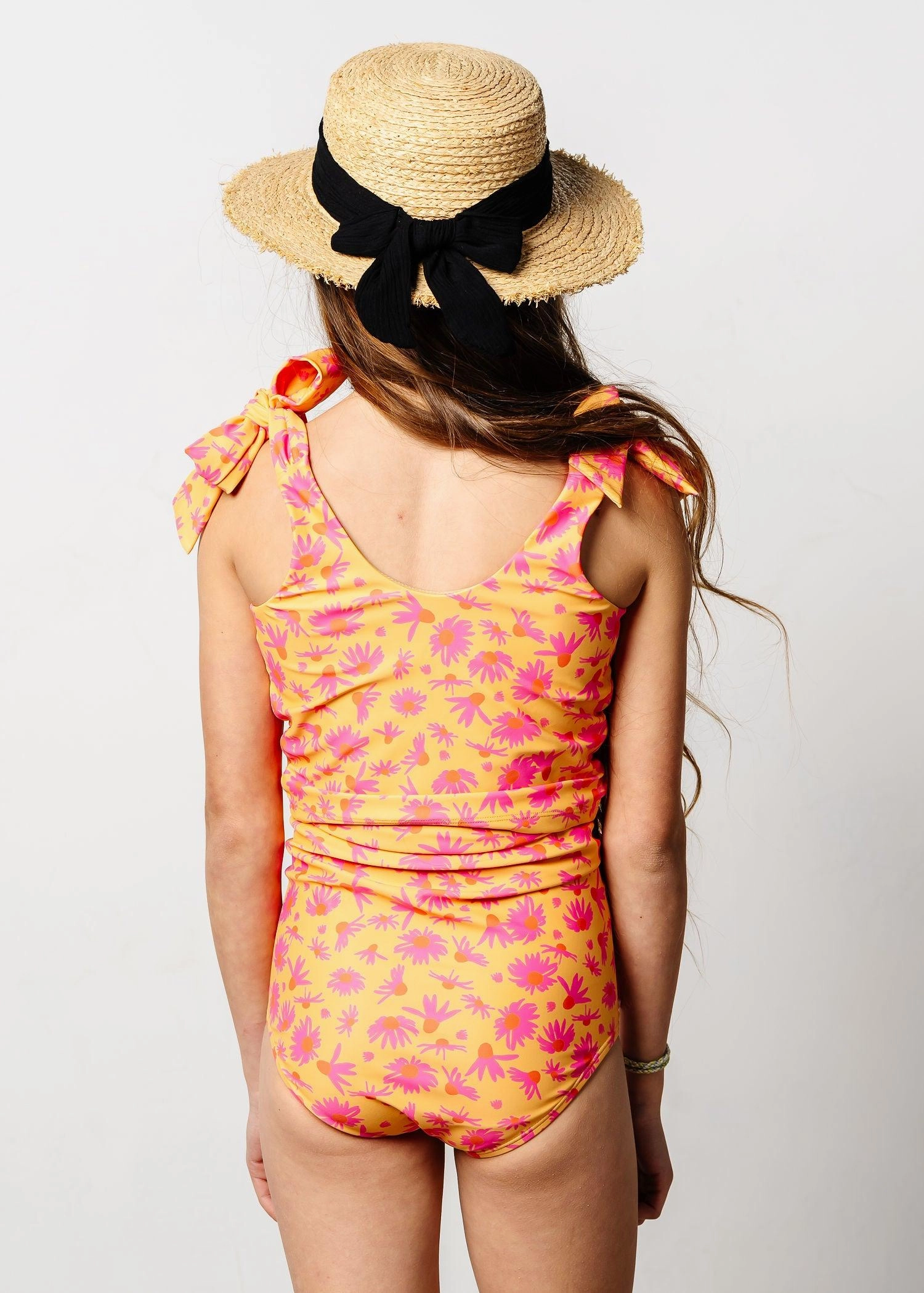 Playful Daisies | Youth Down in Front Ruffle Bottoms
