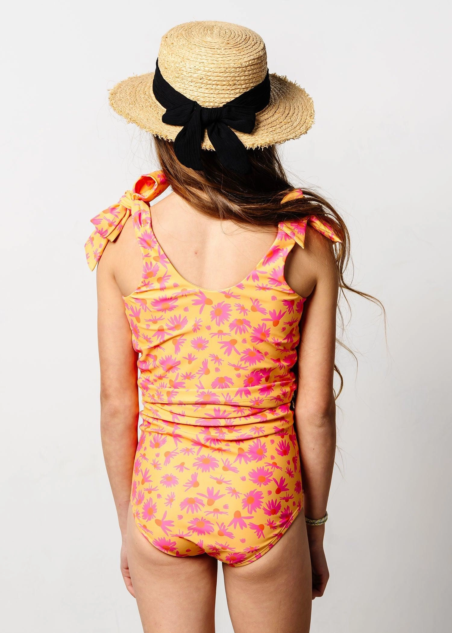 Playful Daisies | Youth Knot Top