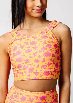 Playful Daisies | Youth Ripple Top
