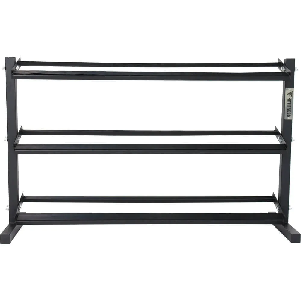 3 Tier Hex Dumbbell Storage Rack - 10 Pairs, Agility ladder, Cable Systems, Foldable weight bench