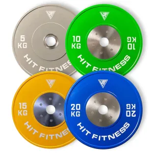 Popular Choice Hit Fitness 100kg Competition Bumper Plate Set Quick Buy, Sports bras high impact, Calisthenics, Recumbent Bikes