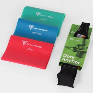 Popular Choice HIT FITNESS Resistance Bands Pack and Door Anchor Handpicked for You, Armband phone holder, Commercial Treadmills