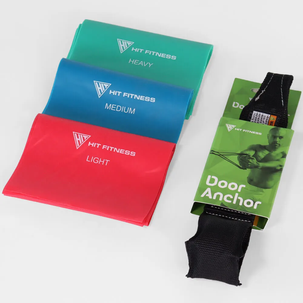 Popular Choice HIT FITNESS Resistance Bands Pack and Door Anchor Handpicked for You, Armband phone holder, Commercial Treadmills