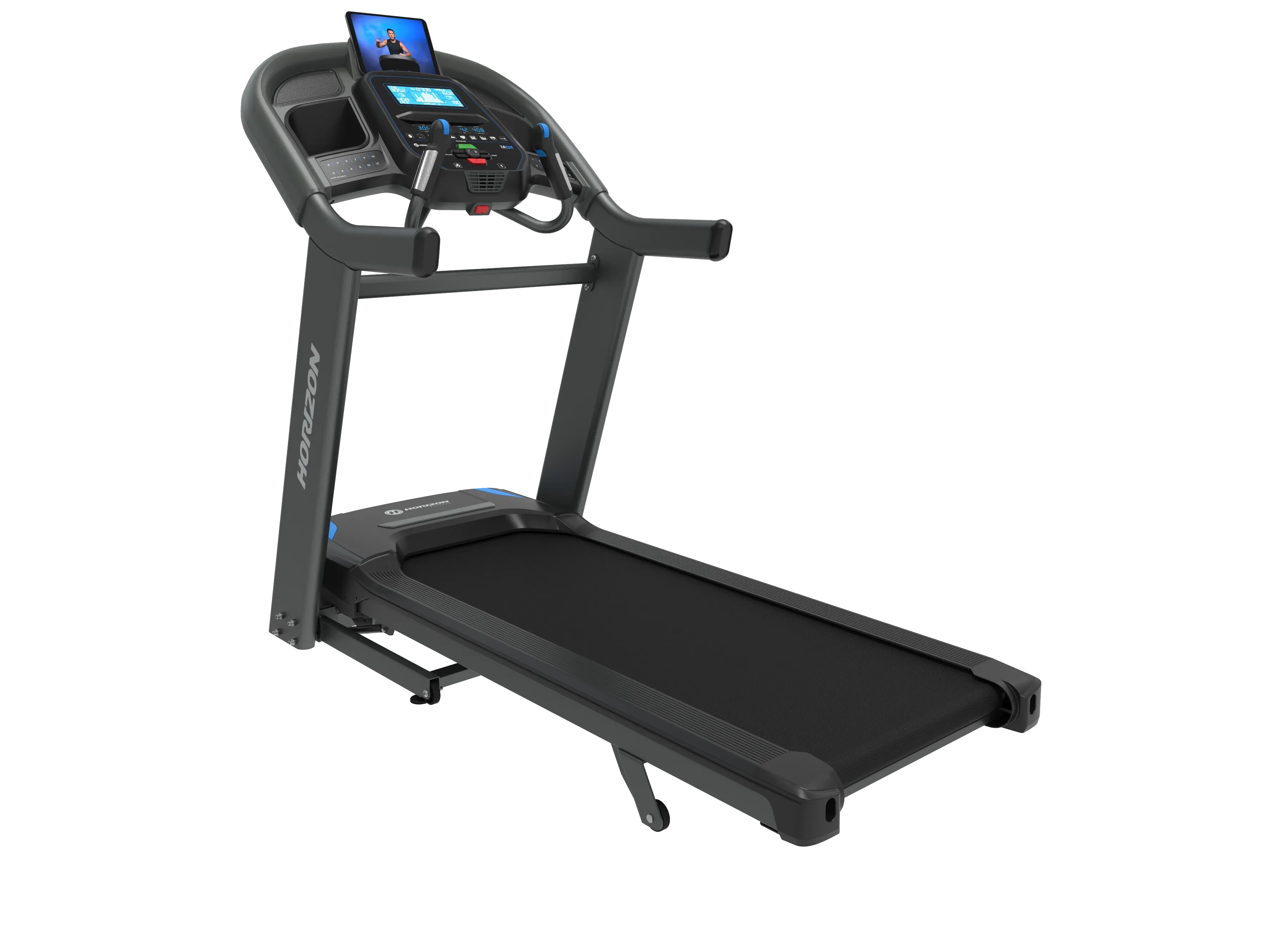 Horizon 7.4 AT Treadmill, Kettlebell set, Manual treadmill