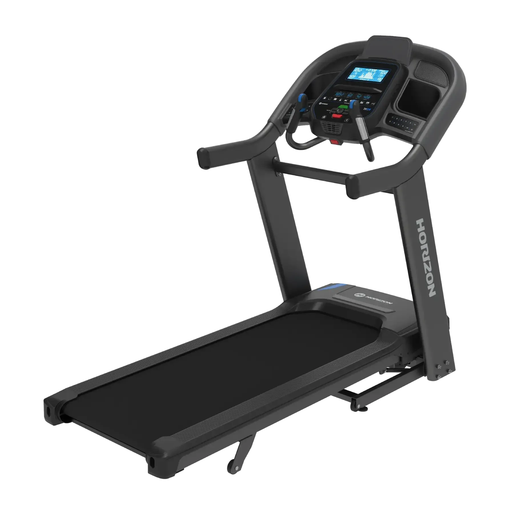 Popular Choice Horizon 7.4 AT Treadmill Unbeatable Combo, Vertical climber machine, Barbell Rack