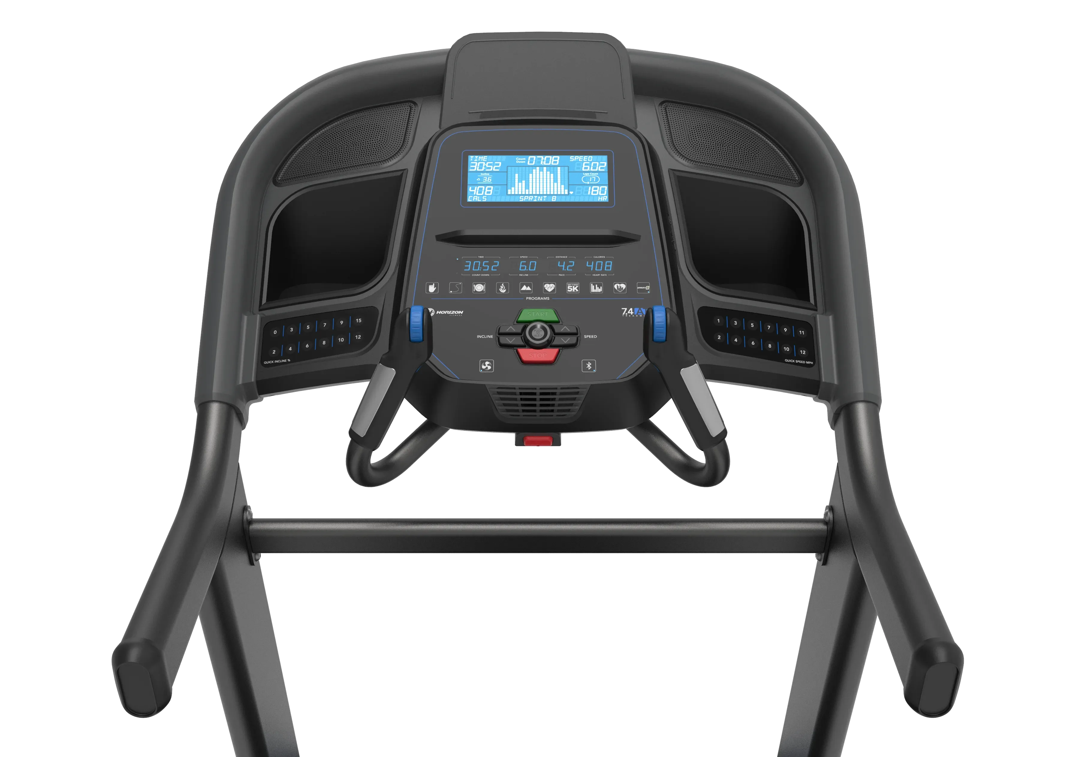 Horizon 7.4 AT Treadmill, Curved Treadmills, Flooring, Cold therapy wrap