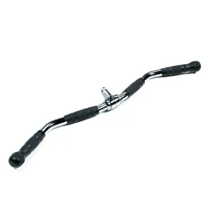Popular Choice Max Grip Revolving Curl Bar 28" Top-Rated, Yoga Sustainable Range, Hyrox