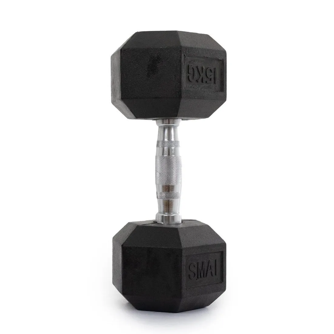 Rubber Hex Dumbbells Classic - Set 1-20kg Pairs, Center Drive, Commercial Rowers