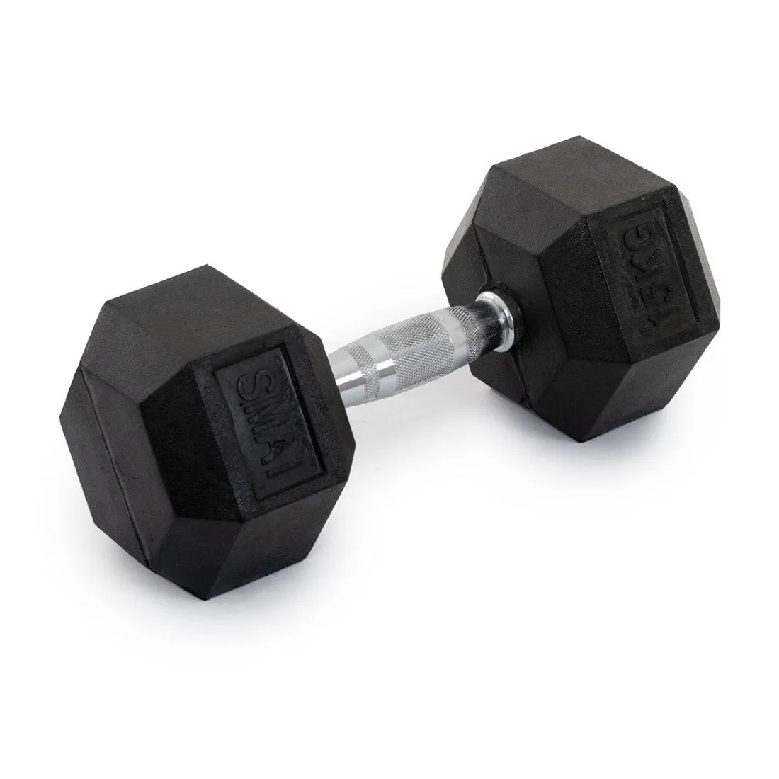 Rubber Hex Dumbbells Classic - Set 1-20kg Pairs, Storage, Weightlifting chalk, Olympic Individual Frisbee