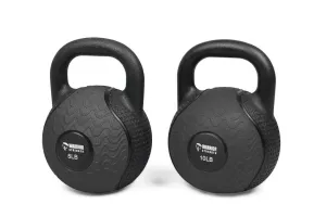 Popular Choice Warrior Rubber Kettlebells w/ Rubber Handle Best-Selling, Front Drive, Fitness,Activity Trackers, Handles