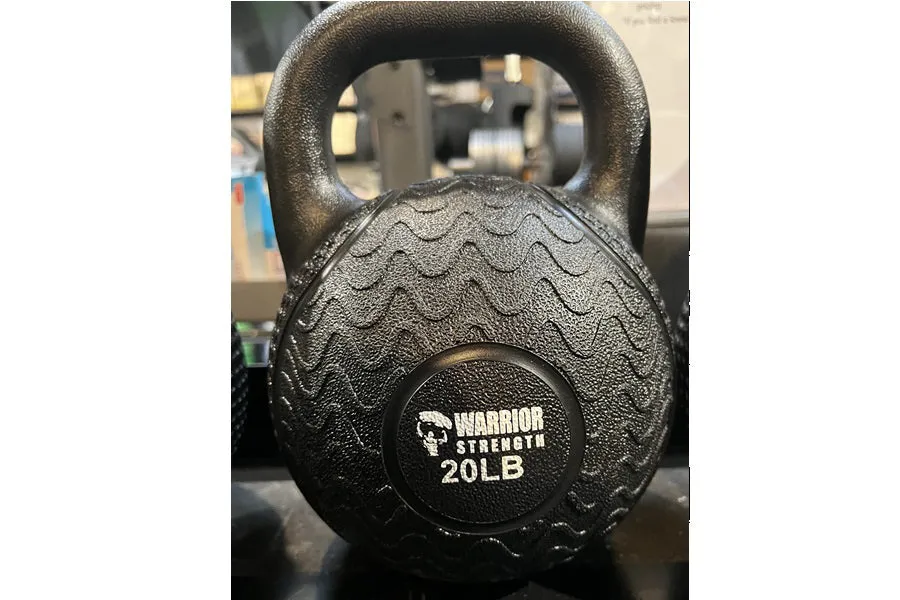 Warrior Rubber Kettlebells w/ Rubber Handle, Dumbbell Sets