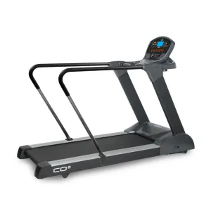Power Up Your Day Element Fitness CO8 Treadmill with Medical Handle Instant Classic, Meditation cushion