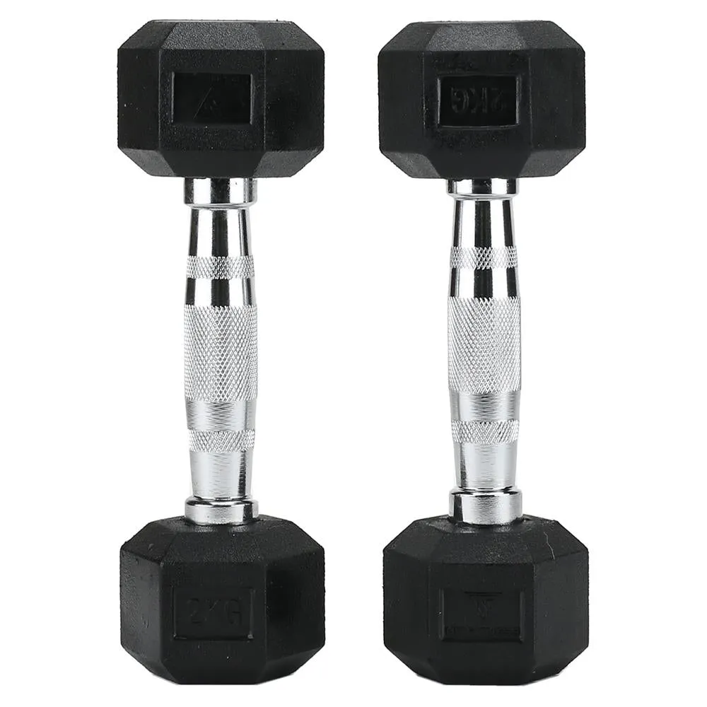 Hit Fitness Hex Dumbbells | 2kg, GHD,Core Trainers