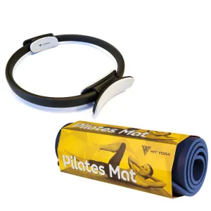 Power Up Your Day Hit Yoga Pilates Mat and Ring Pack A Smarter Choice, Exercise Mats, Peloton Bike 