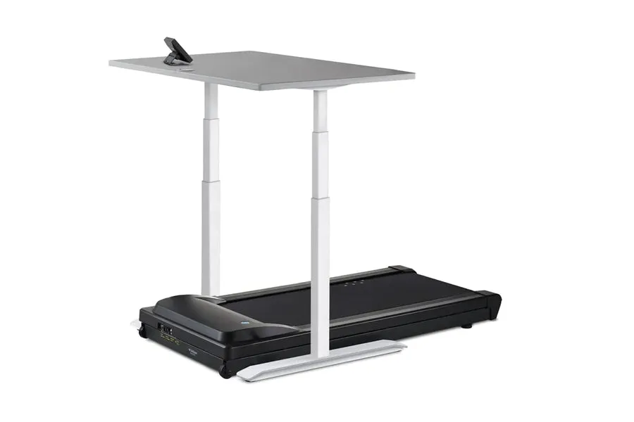LifeSpan TR1000-Power Treadmill Desk, Barbell Rack