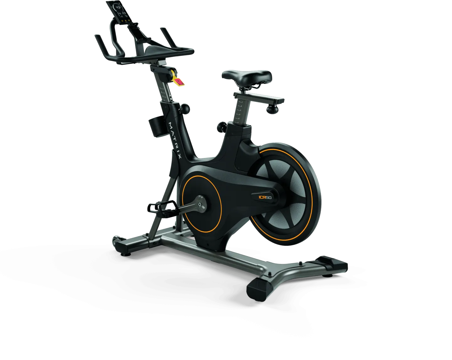 Matrix ICR50 with LCD Display, Center Drive, Rowing machine for small spaces