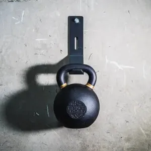 Power Up Your Day Wall-Mounted Kettlebell Holder Cant-Miss, Steps,Decks, Flooring, Core and Abs