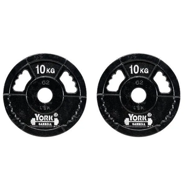 York Barbell G2 Cast Iron Olympic Weight Plates, Yoga mat cleaner