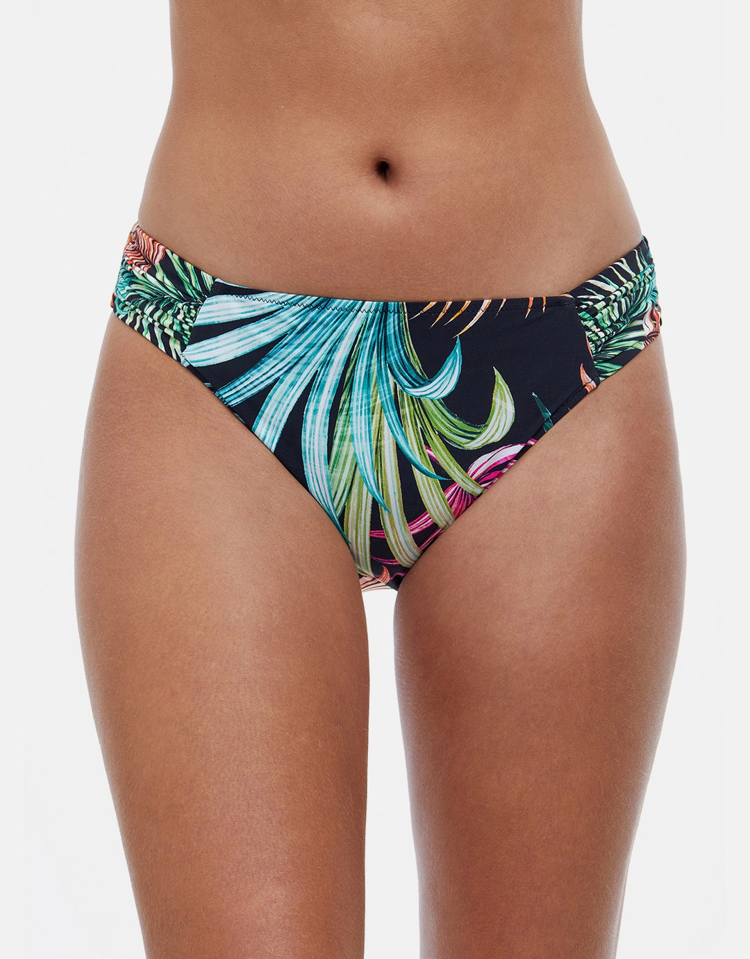 Profile Tropico Ruched Bikini Pant - Black