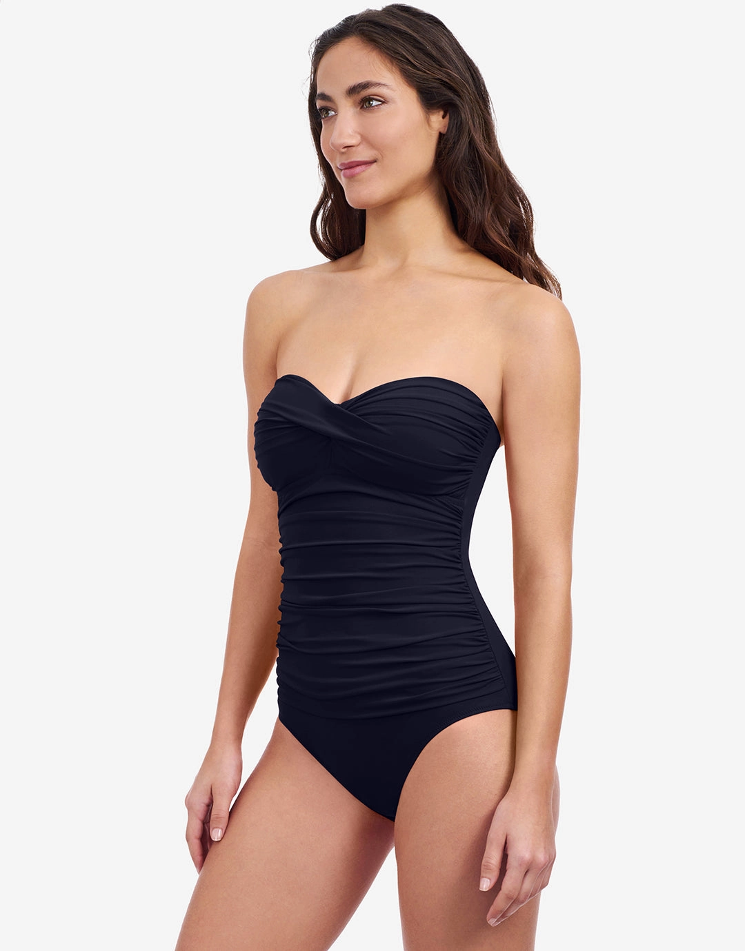 Profile Tutti Frutti Bandeau Swimsuit - Black