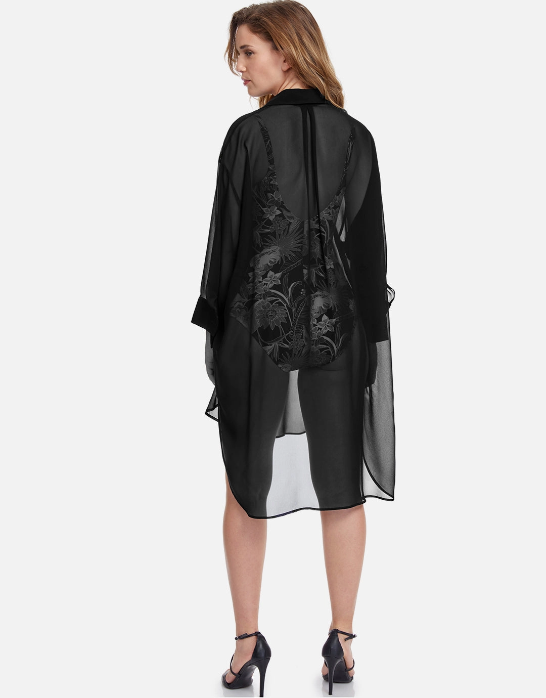 Profile Tutti Frutti Beach Shirt - Black
