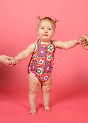 Psychedelic Flower | Baby Romper One-Piece