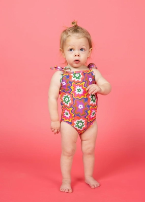 Psychedelic Flower | Baby Simply One-Piece