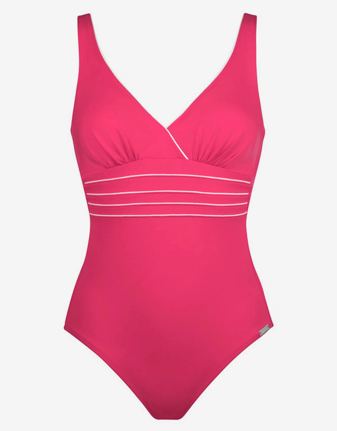 Pure Lines Swimsuit - Pink White