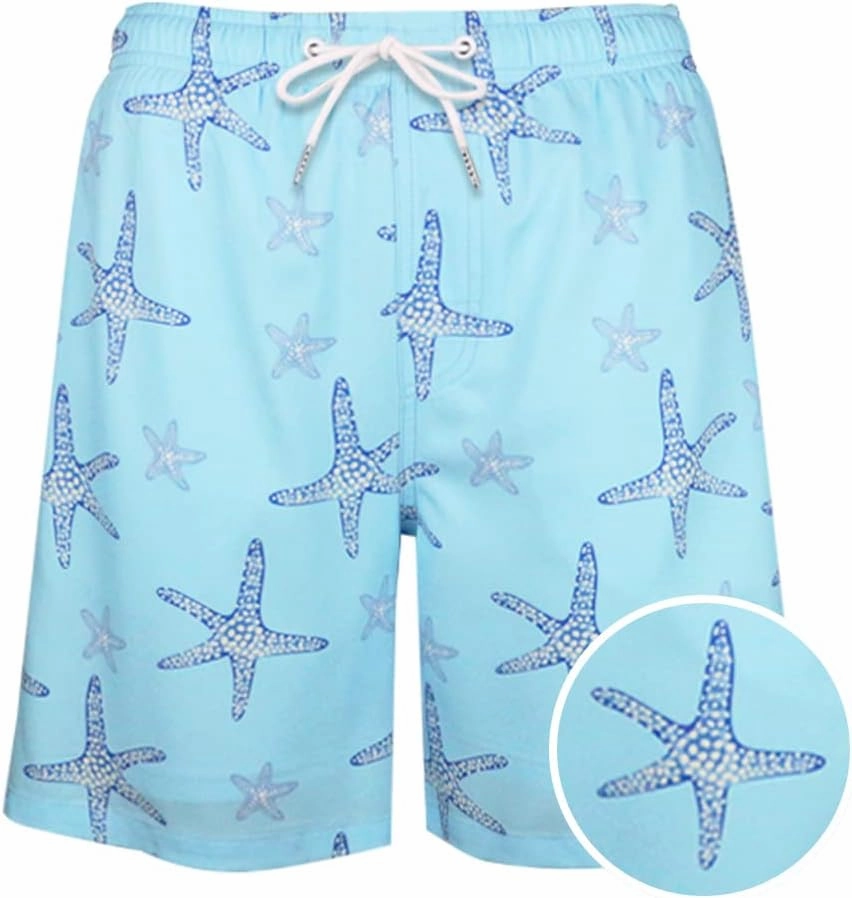 QRANSS Boys Swim Trunks with Compression Liner,No Mesh Anti-Chafing Comfy Swimming Trunks with Boxer Brief Liner,Size 6-20
