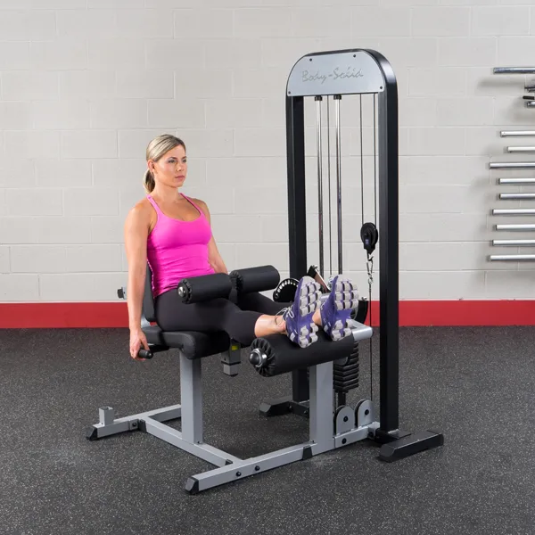 Bodysolid Pro Select Leg Extension and Leg Curl Machine, Anti-blister socks, Olympic Frisbee Rack, Wheelchair accessible gym gear