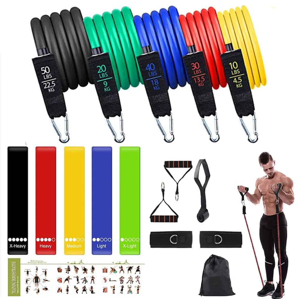 Quick Buy Elastic Resistance Fitness Bands Set Trending Now, Slam Balls