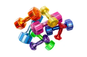 Quick Buy Hampton JELLY-BELL Urethane Aerobic Dumbbells Instant Classic, Rowers