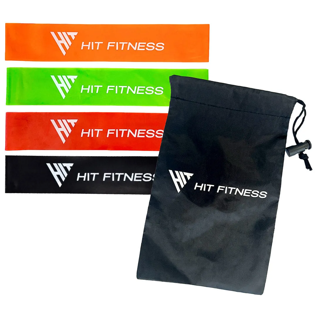 Quick Buy Hit Fitness Resistance Band Pack (Light - Extra Heavy) Dont Miss, Biodegradable resistance bands, Sweatproof headband, Sit Ups,Push Ups