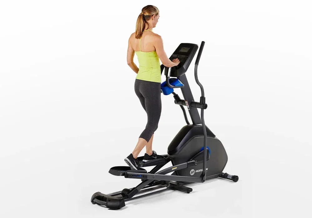 Horizon Fitness 7.0AE Elliptical, AI posture sensor, Gym equipment mat flooring, Non Electric Treadmill