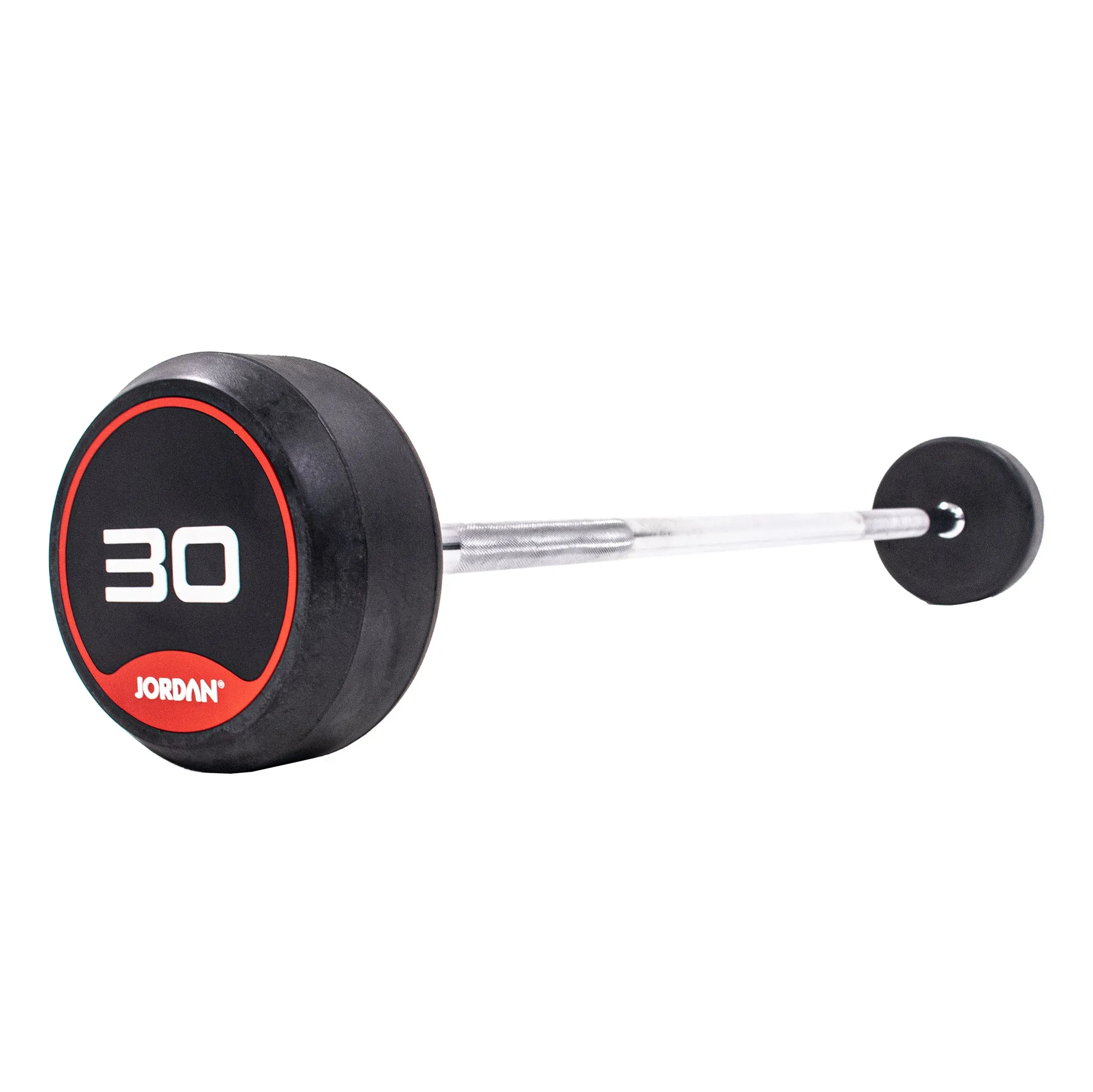 Jordan Rubber Barbells Solid Ends with Straight Bars, Battle Ropes, Family yoga mat set