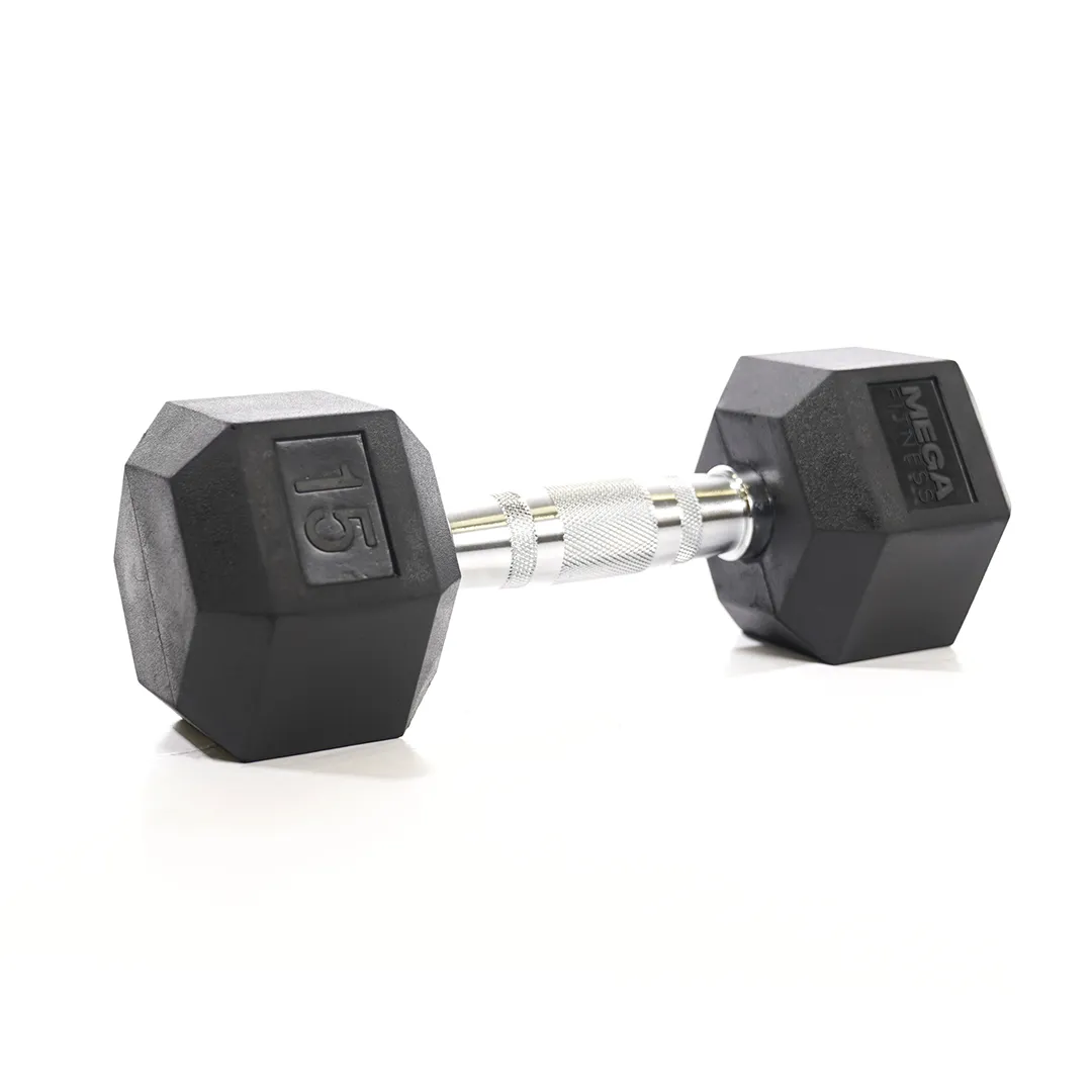 Quick Buy Mega Fitness - Rubber Hex Dumbbell 15lbs Back in Stock, Ellipticals, Doorway chin up bar