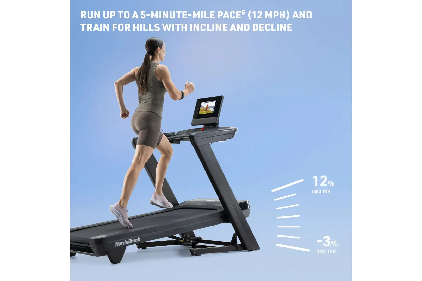 NordicTrack NEW Commercial 1250 Treadmill (SUMMER SALE), Medicine Ball,Weight Ball, Quick-dry sweatpants