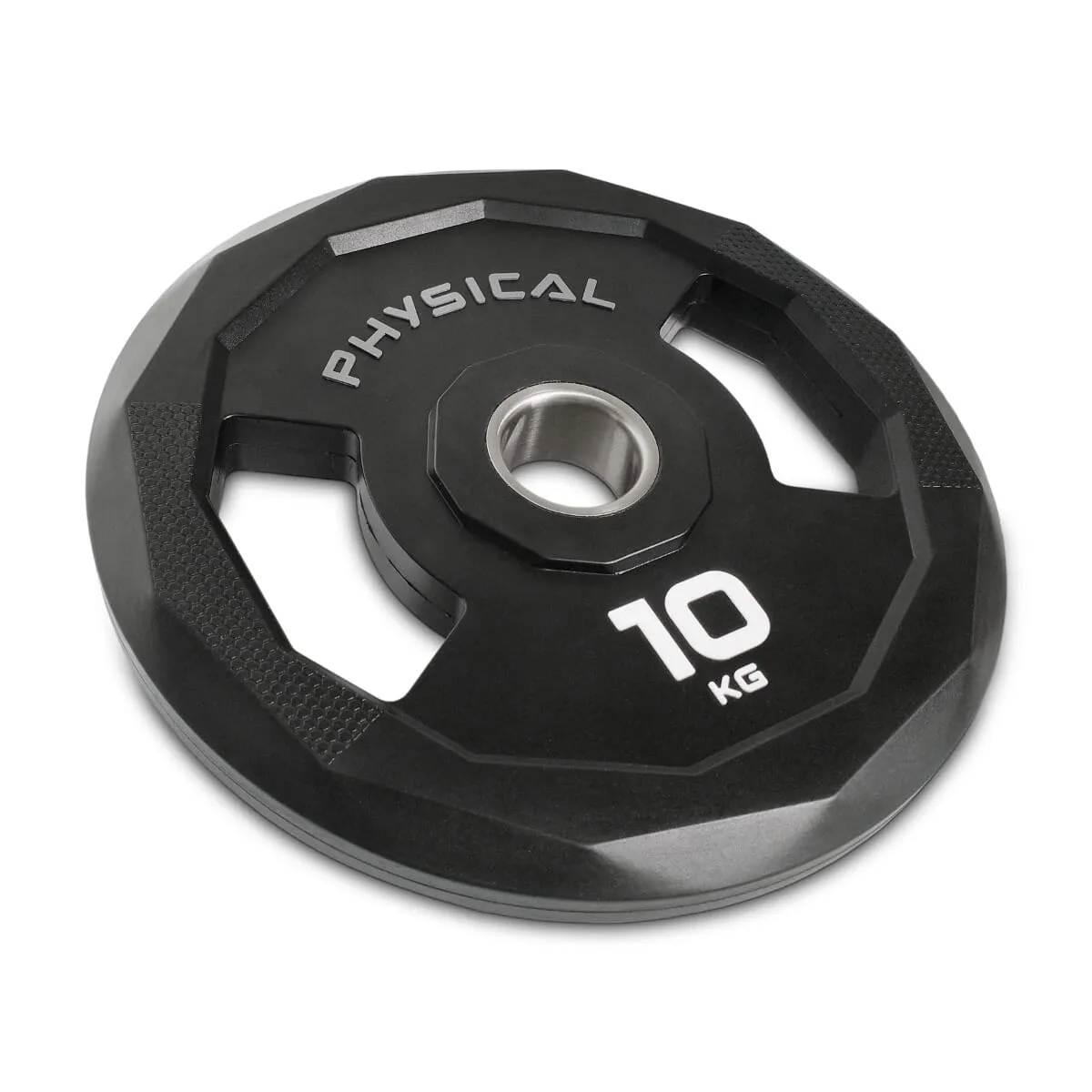 Physical Company Performance Urethane Olympic Plates (pairs), Hex dumbbells, Exercise equipment for bad knees, Rack,Platforms