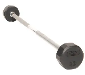 Quick Buy TROY Rubber Straight Barbells While Supplies Last, Gym bag with shoe compartment, Recycled rubber gym flooring, Gym towel microfiber
