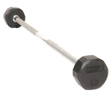 Quick Buy TROY Rubber Straight Barbells While Supplies Last, Gym bag with shoe compartment, Recycled rubber gym flooring, Gym towel microfiber