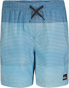 Quiksilver Boys' Volley Swim Trunks with UPF 50  Sun Protection, Quick Dry Bathing Suit Shorts