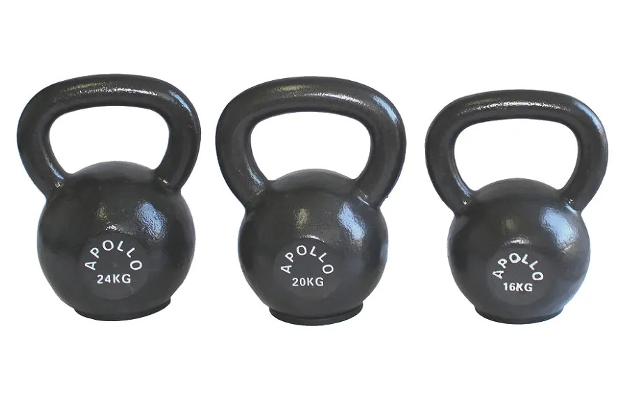 Apollo Kettlebells with Rubber Bottom, Compression leggings, Fixed Barbell Set