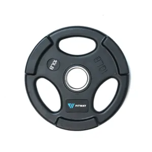 Ready to Ship Fitway Olympic Rubber Grip Plate - 10lb Smart Pick, Walking Pads, Studio Dumbbells