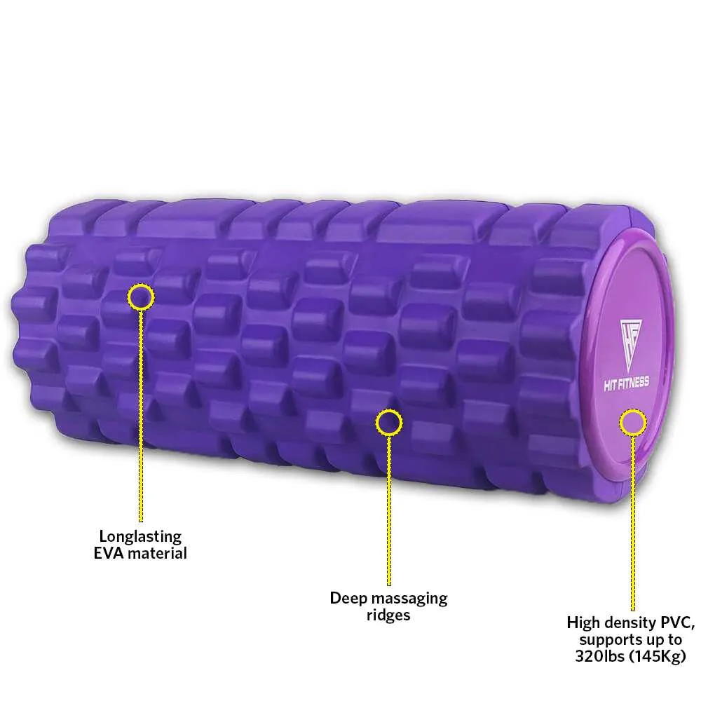Hit Fitness Foam Roller | Purple, Lifting straps for gym, Weight Plate Storage