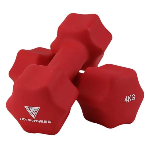 Ready to Ship Hit Fitness Neoprene Studio Dumbbells | 4kg Pair Act Fast, Eco-friendly yoga mat, NordicTrack Commercial 1750, Stair climber machine