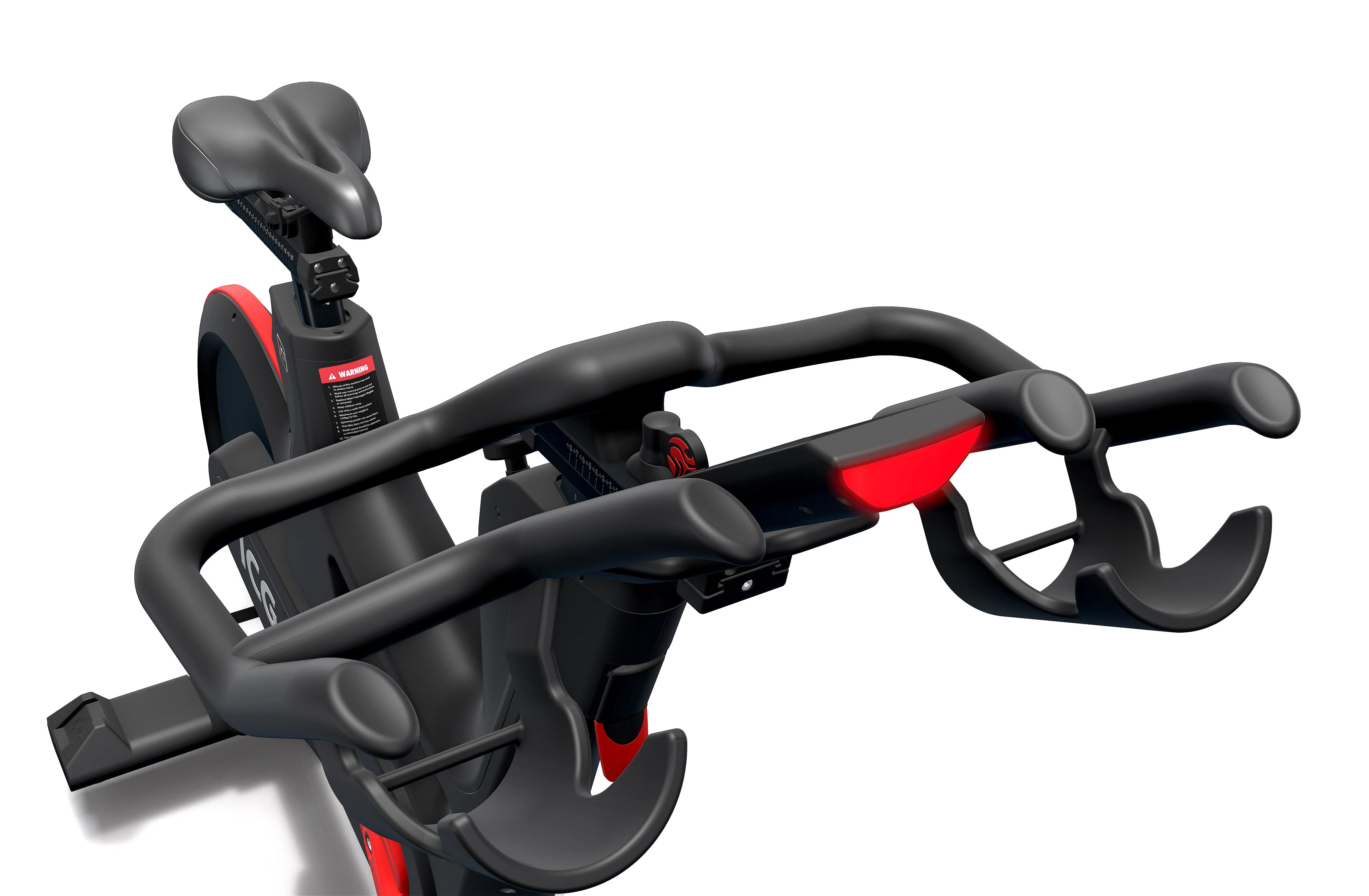Life Fitness IC5 Group Exercise Bike, Adjustable dumbbells, Plyo Boxes, Rowing machine for small spaces