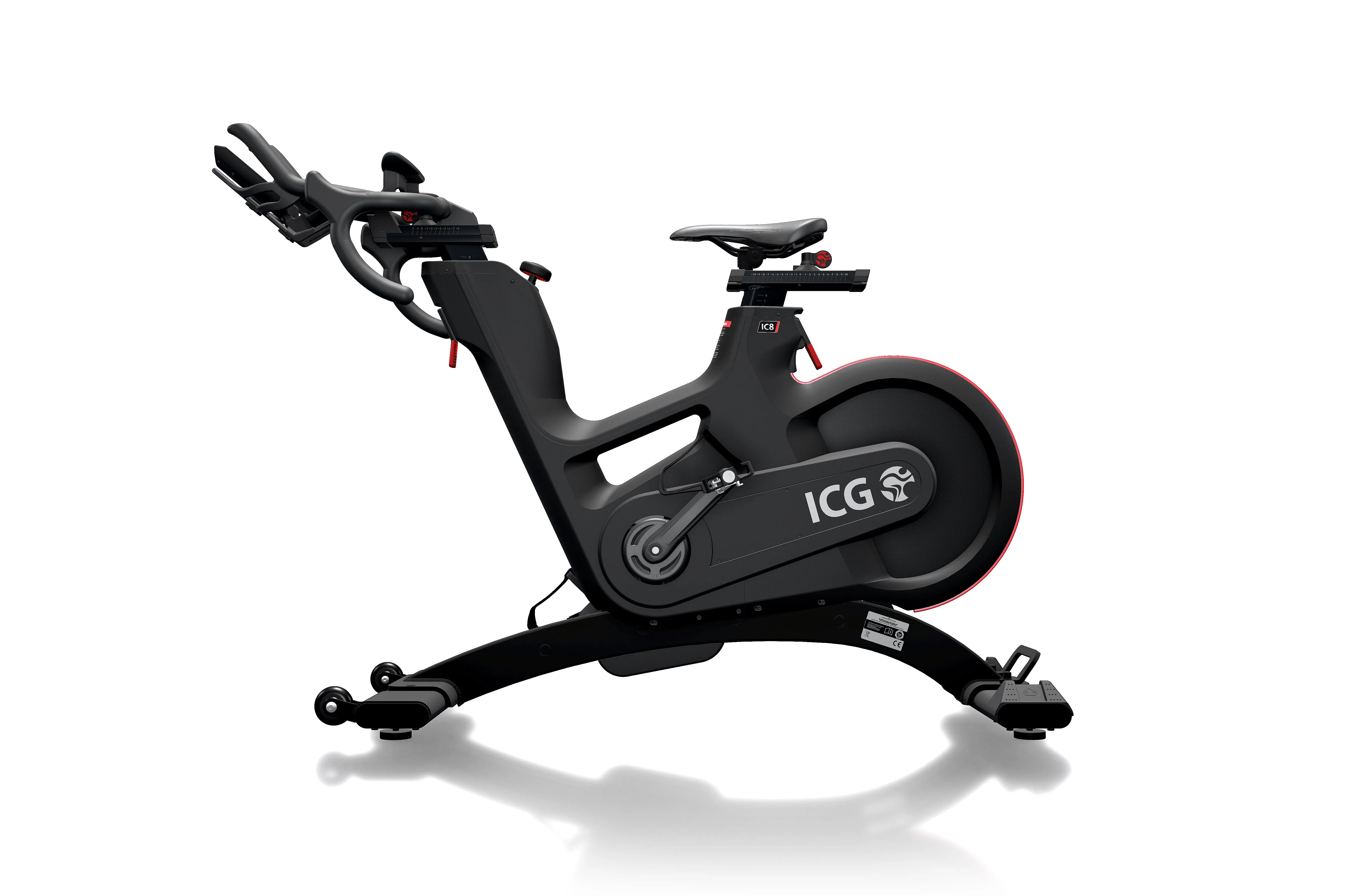Life Fitness IC8 Power Trainer Indoor Cycle, Studio Dumbbells, Resistance bands set