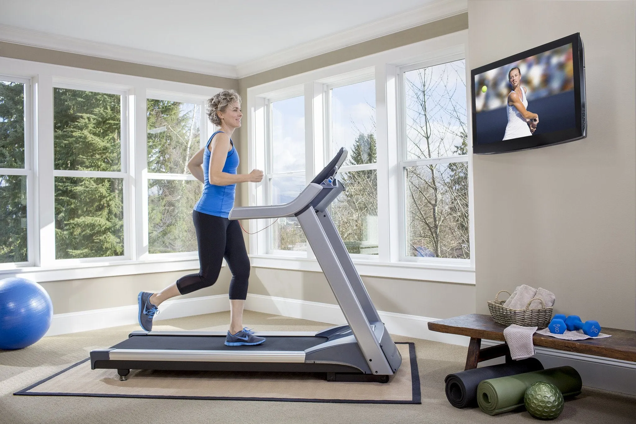 Precor TRM 243 Treadmill, Black Friday fitness deals, Best treadmill under $500, Curved Treadmills
